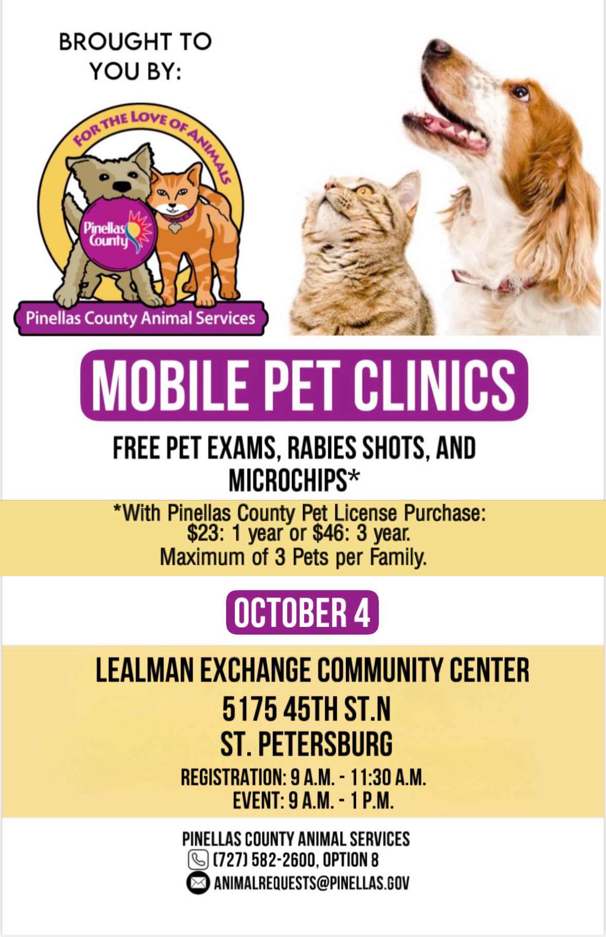 Lealman October 2025 Flyer