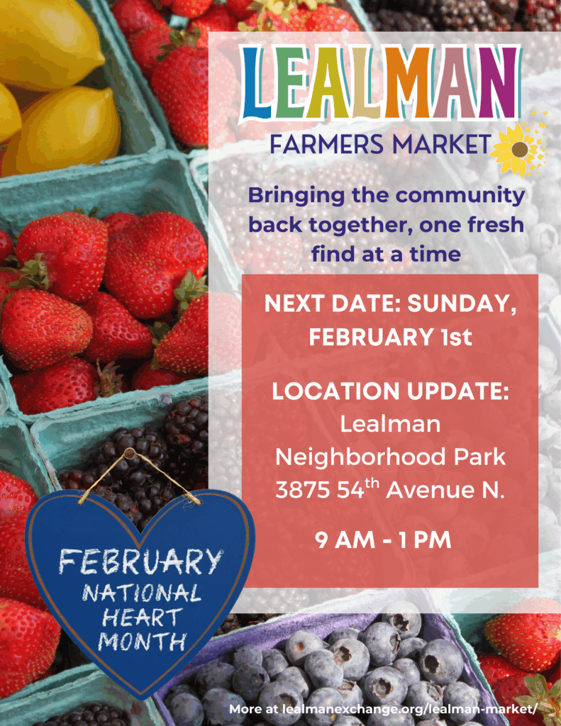 Flyer for Lealman Farmers Market
