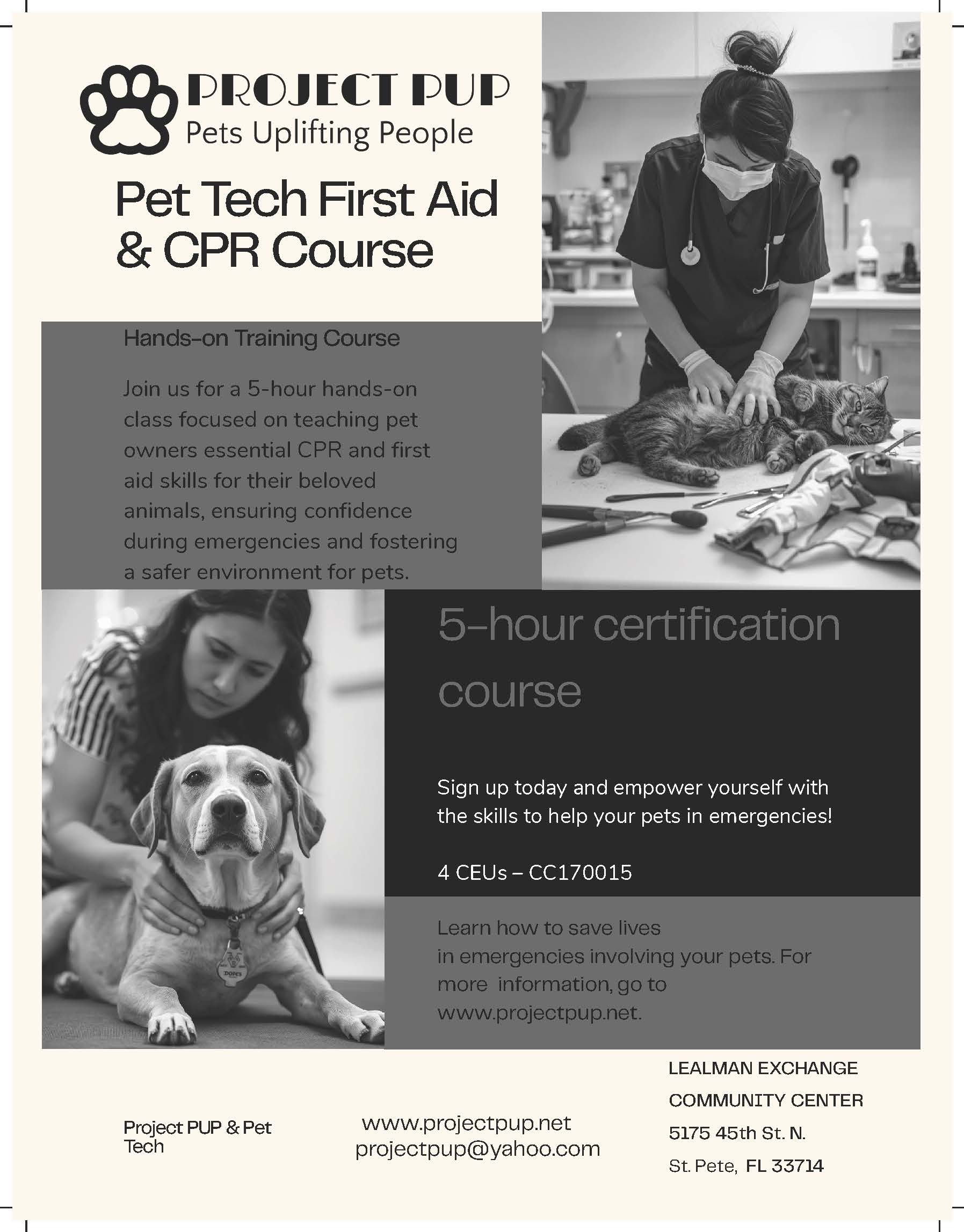 Pet CPR flyer