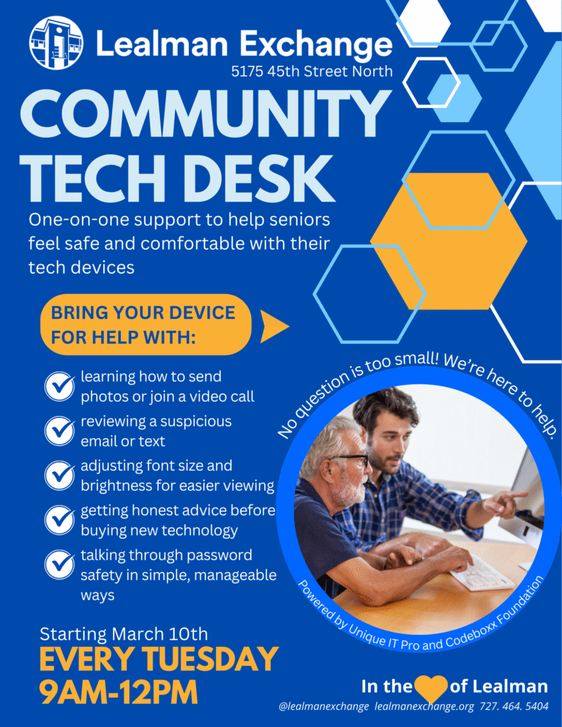 Flyer for tech services