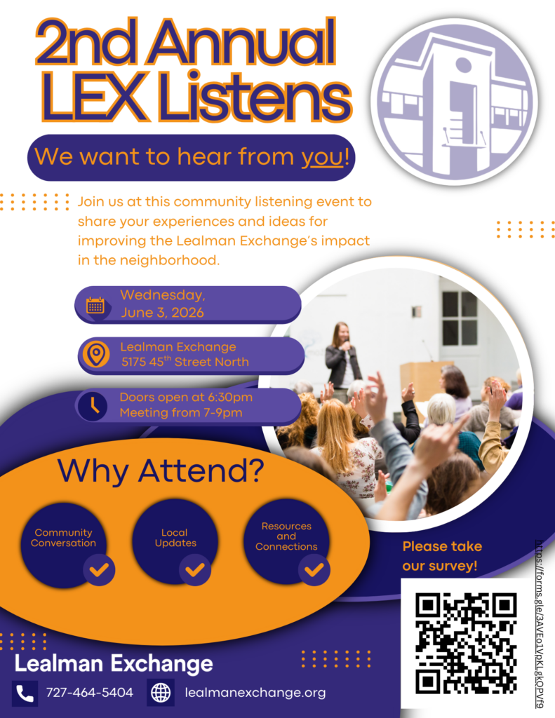 Flyer for a community town hall