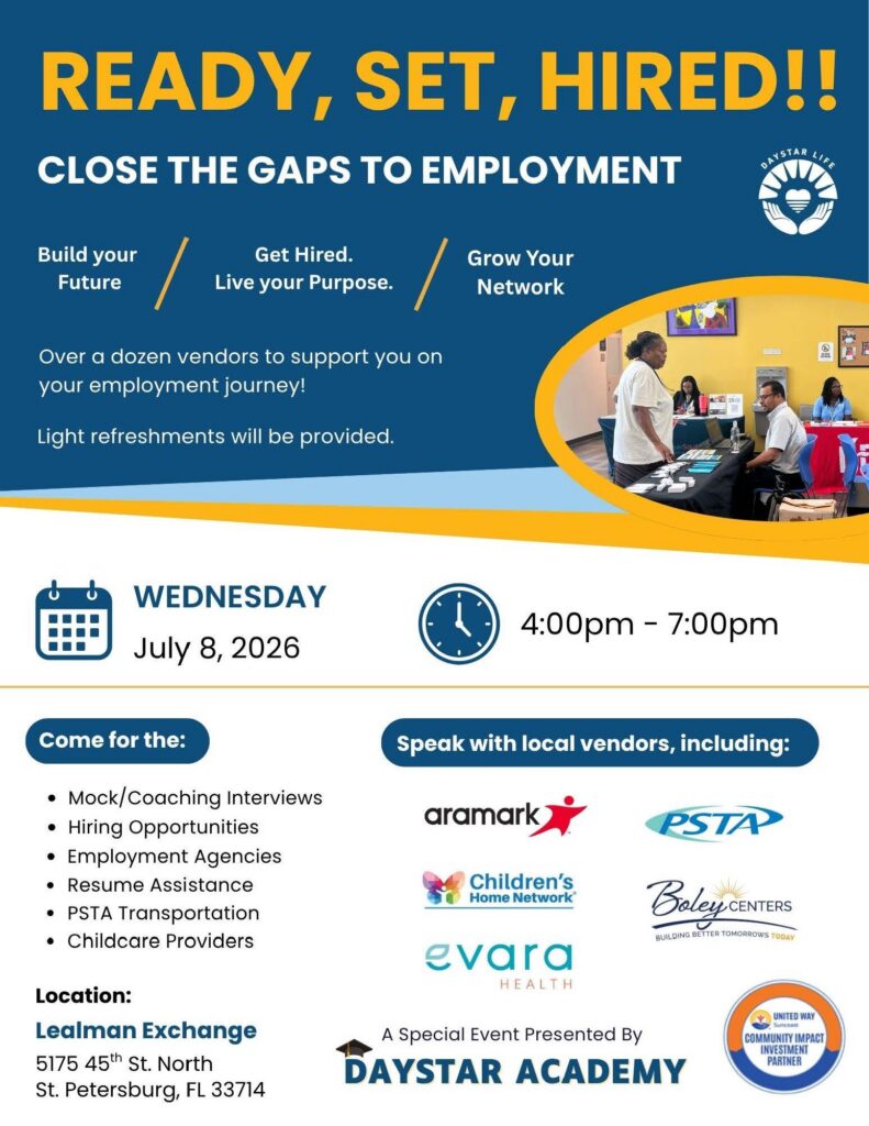 Flyer for employment fair