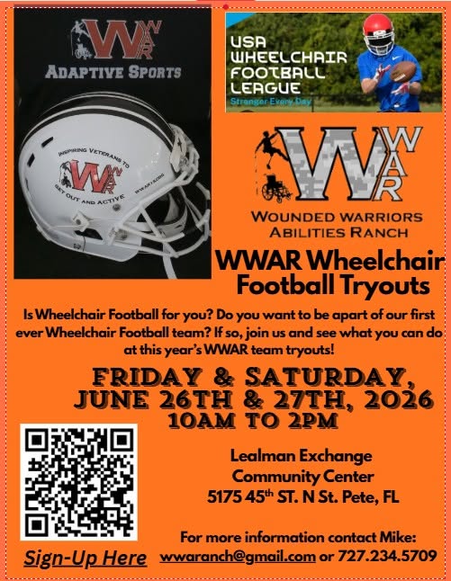 Flyer for football tryouts