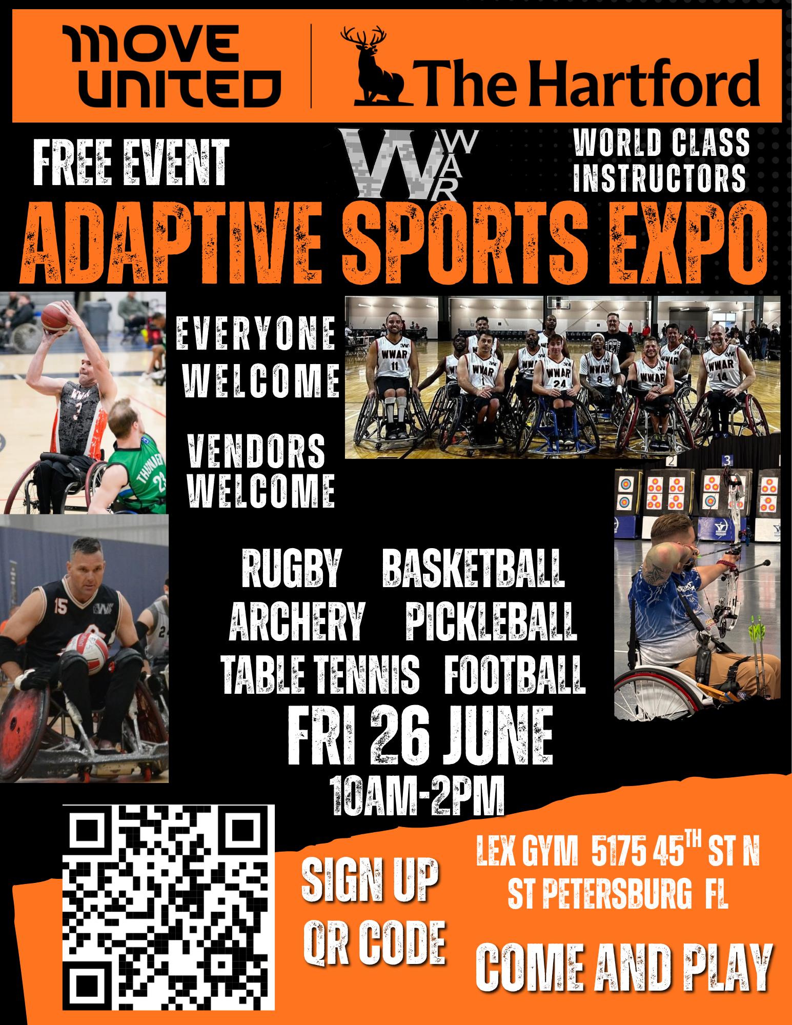 camp flyer june Flyer for an adaptive sports expo