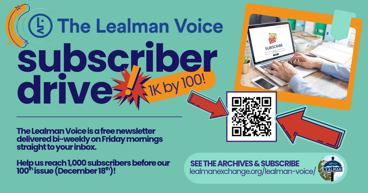 flyer for newsletter subscriber drive
